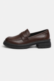 FJØRNA women's chunky loafers with block sole and platform design, suitable for spring fashion, shown in a stylish shoe image.