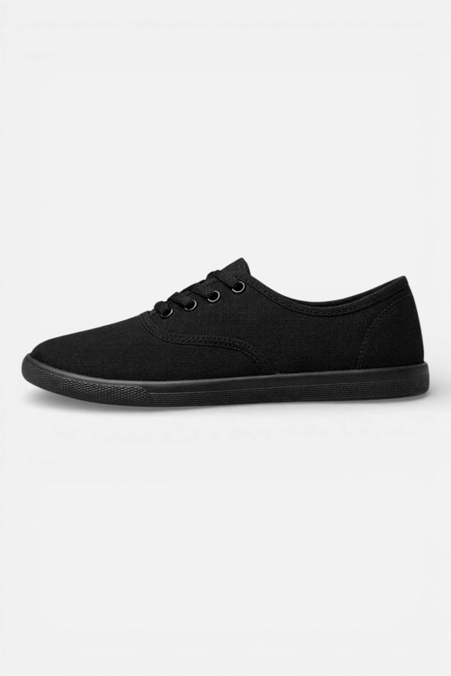 FJØRNA women's black breathable lightweight trainers with casual style for everyday comfort and activity.