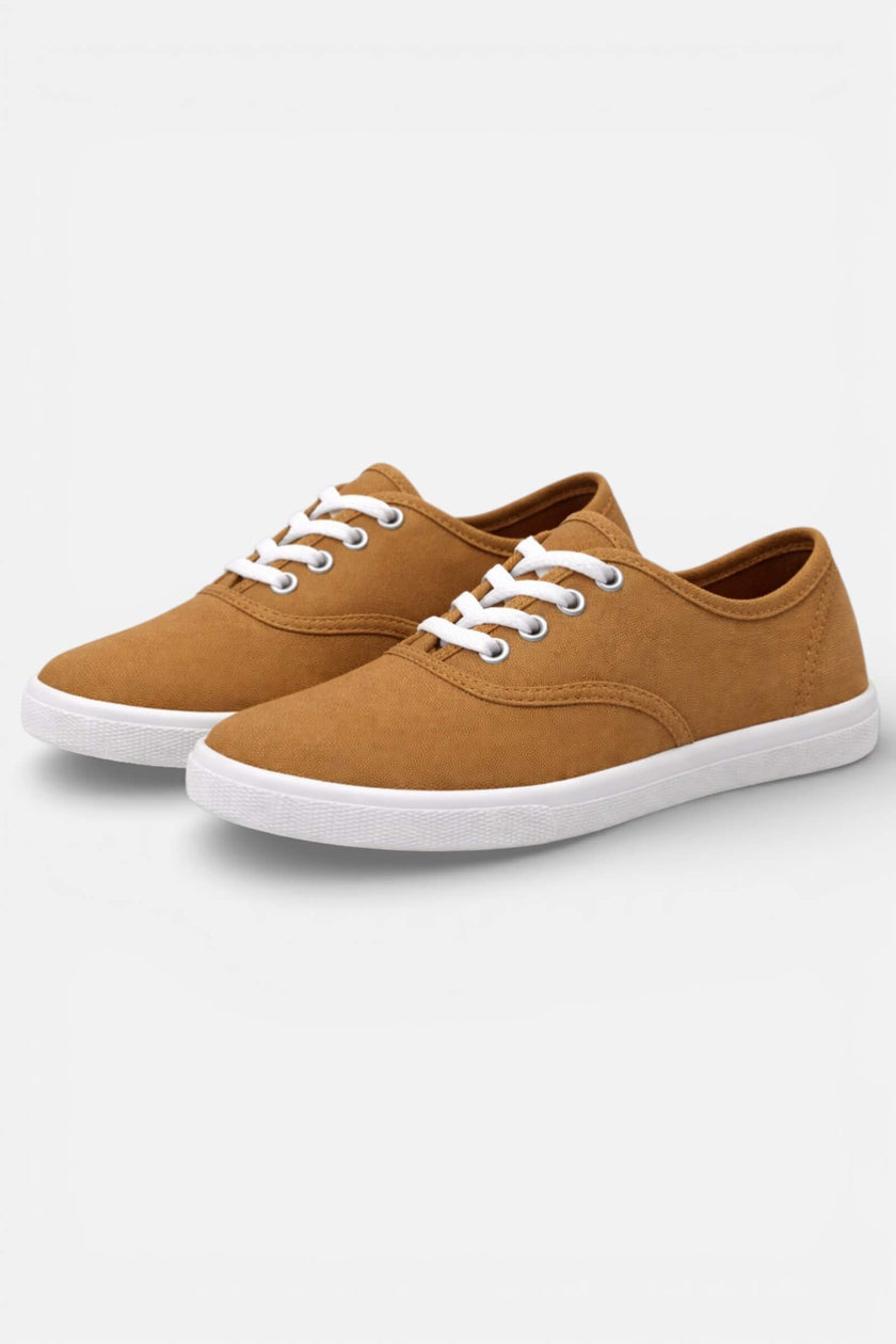 Women’s lightweight breathable casual trainers by FJØRNA, showing comfortable, stylish shoes for everyday wear.