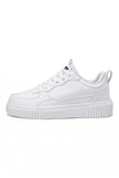 White breathable FJØRNA women's lightweight casual sneakers with a comfortable design, perfect for everyday wear.