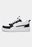 White FJØRNA men's minimalist casual sneakers, lightweight and clean design, ideal for everyday wear.
