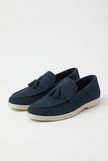 FJØRNA men's slip-on loafers with PU finish, smart casual shoes, showcasing sleek design and comfortable fit.