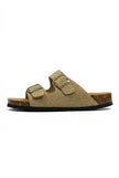 FJØRNA men's slip-on casual summer sandals with adjustable straps, indoor and outdoor wear, in a high-quality design.