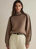Elegant Knit Turtleneck Sweater - 4