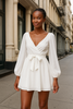 Isla | Elegant Ruffled Dress with Built-In Shorts