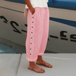 FJØRNA Barbara™ comfortable pants with side pockets, featuring a relaxed fit and soft fabric, perfect for casual wear.
