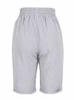 FJØRNA women's lightweight summer capri pants with relaxed fit, drawstring waist, and breathable fabric for comfortable wear.
