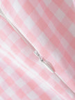 FJØRNA Coquette Gingham Women's Mini Dress showcasing a stylish gingham pattern and sleeveless design for party or day wear.