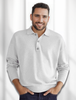 Jack | Men’s Long Sleeve Polo Navy Merino-Style