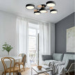 Semi-Flush Modern Halo LED Ceiling Light