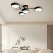 Semi-Flush Modern Halo LED Ceiling Light
