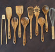 Udgita – 10-Piece Teak Wood Kitchen Utensil Set