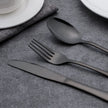 Madelhari- Elegant Black Cutlery Set made of Stainless Steel