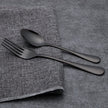 Madelhari- Elegant Black Cutlery Set made of Stainless Steel