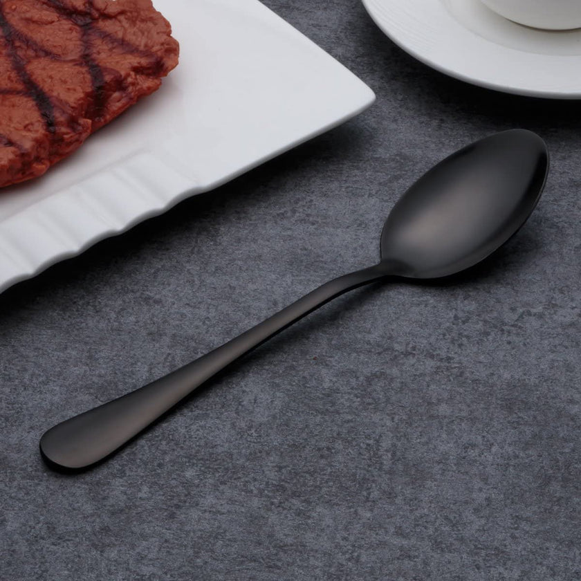 Madelhari- Elegant Black Cutlery Set made of Stainless Steel