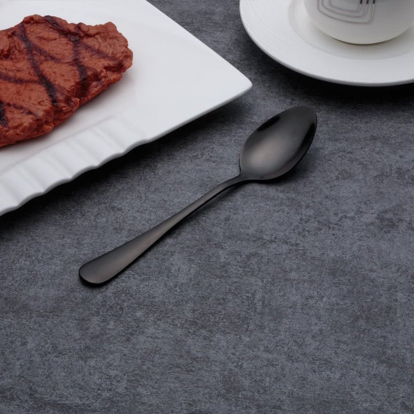 Madelhari- Elegant Black Cutlery Set made of Stainless Steel