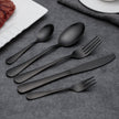 Madelhari- Elegant Black Cutlery Set made of Stainless Steel