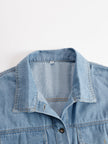 Denim Tassel Mini Dress | Casual Dress