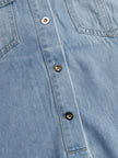 Denim Tassel Mini Dress | Casual Dress