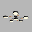Semi-Flush Modern Halo LED Ceiling Light