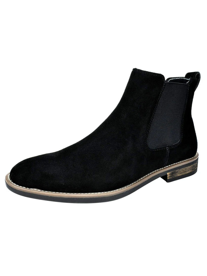 Suede Chelsea Boots Camel - 15