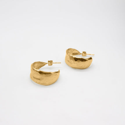 ELMELUND | Silver Statement Hoop Earrings