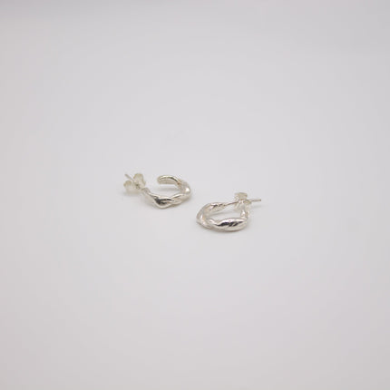 Fevik | Small Silver Hoop Earrings