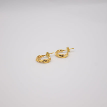 Fevik | Small Silver Hoop Earrings