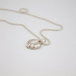 Løvglans | Silver Necklace Featuring Leaf-Inspired Pendant