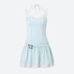 FJØRNA Fairycore butterfly mini dress for women, featuring a whimsical design, suitable for party and daytime wear.