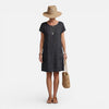 FJØRNA women's lightweight relaxed fit dress with breathable fabric and pockets, perfect for casual wear.