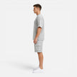 Men's FJØRNA casual summer matching T-shirt and cargo shorts set, featuring lightweight fabric and comfortable fit.