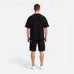 Men's casual summer set by FJØRNA featuring a matching T-shirt and cargo shorts, suitable for warm weather and relaxed style.