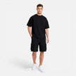 Men's casual summer matching T-shirt and cargo shorts set by FJØRNA, featuring a relaxed fit and comfortable fabric.