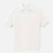 Men's textured knit polo shirt by FJØRNA, lightweight summer shirt with a casual fit and textured knit fabric.