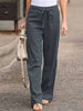 Fjorna | Men's Trousers Beige Linen Relaxed Fit Lightweight 7
