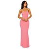 Fjorna | Women's Bodycon Maxi Dress Black Size M Polyester 0