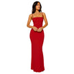 Fjorna | Women's Bodycon Maxi Dress Black Size M Polyester 10