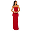 Fjorna | Women's Bodycon Maxi Dress Black Size M Polyester 10