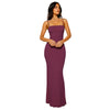 Fjorna | Women's Bodycon Maxi Dress Black Size M Polyester 8