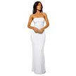 Fjorna | Women's Bodycon Maxi Dress Black Size M Polyester 9