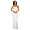 Fjorna | Women's Bodycon Maxi Dress Black Size M Polyester 9