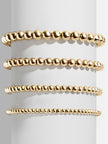 Fjorna | Women's Bracelet Gold 14K Beaded Waterproof Stretch Fit 0
