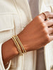 Fjorna | Women's Bracelet Gold 14K Beaded Waterproof Stretch Fit 3
