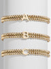 Fjorna | Women's Bracelet Gold Pisa Beads Personalized Initial Gold 0