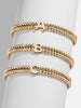Fjorna | Women's Bracelet Gold Pisa Beads Personalized Initial Gold 2