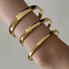 Fjorna | Women's Bracelet Gold Stainless Steel Adjustable Cuff 0