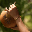 Fjorna | Women's Bracelet Gold Stainless Steel Adjustable Cuff 6
