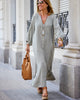 Fjorna | Women's Dress White Linen Oversized Puff Sleeve Size S 1