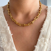 Fjorna | Women's Jewelry Set Gold Stainless Steel 3-Piece Elegant Design 1